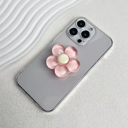 Translucent Flower Phone Grip