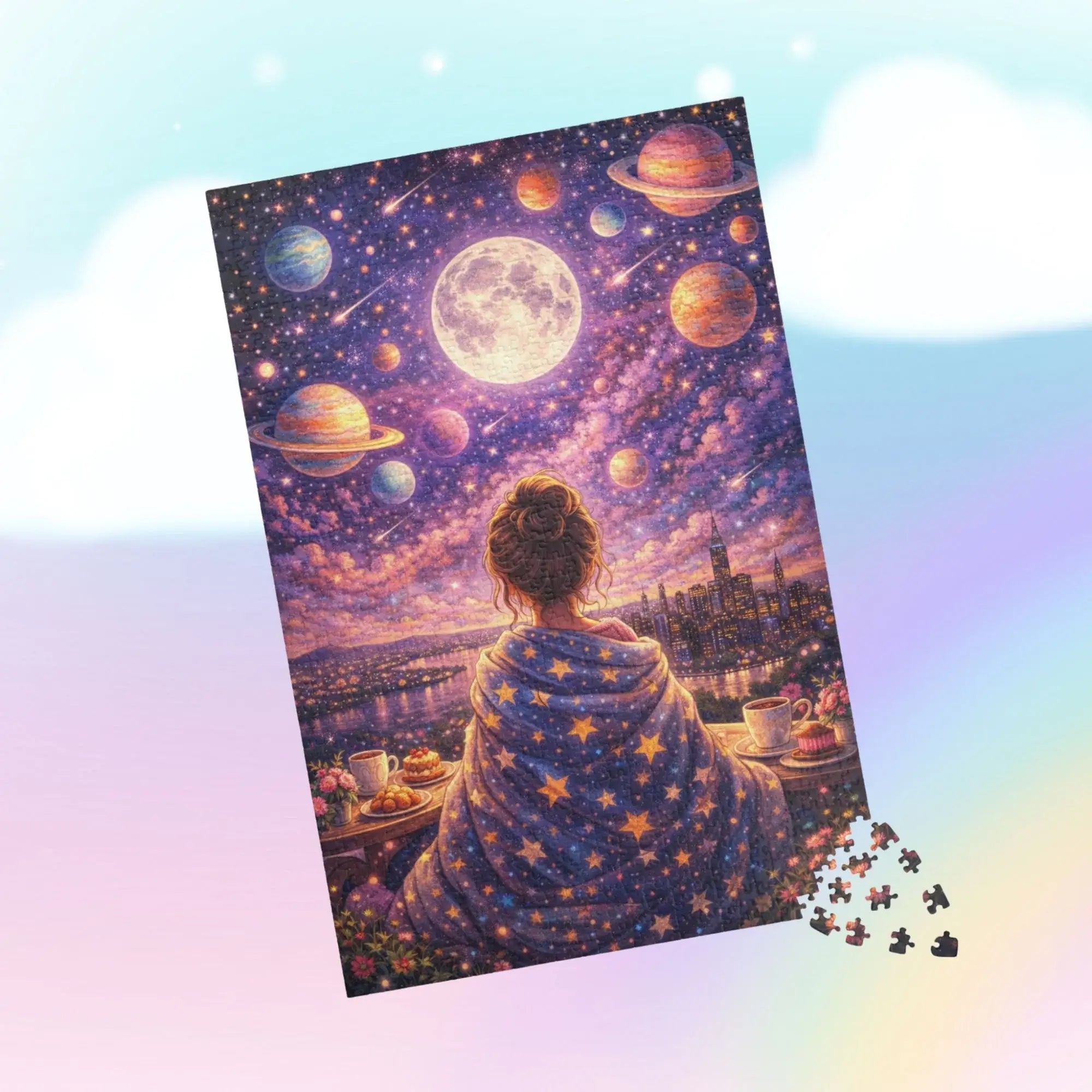Magnified Galaxy Puzzle - 1014pcs - Pink Sweetheart
