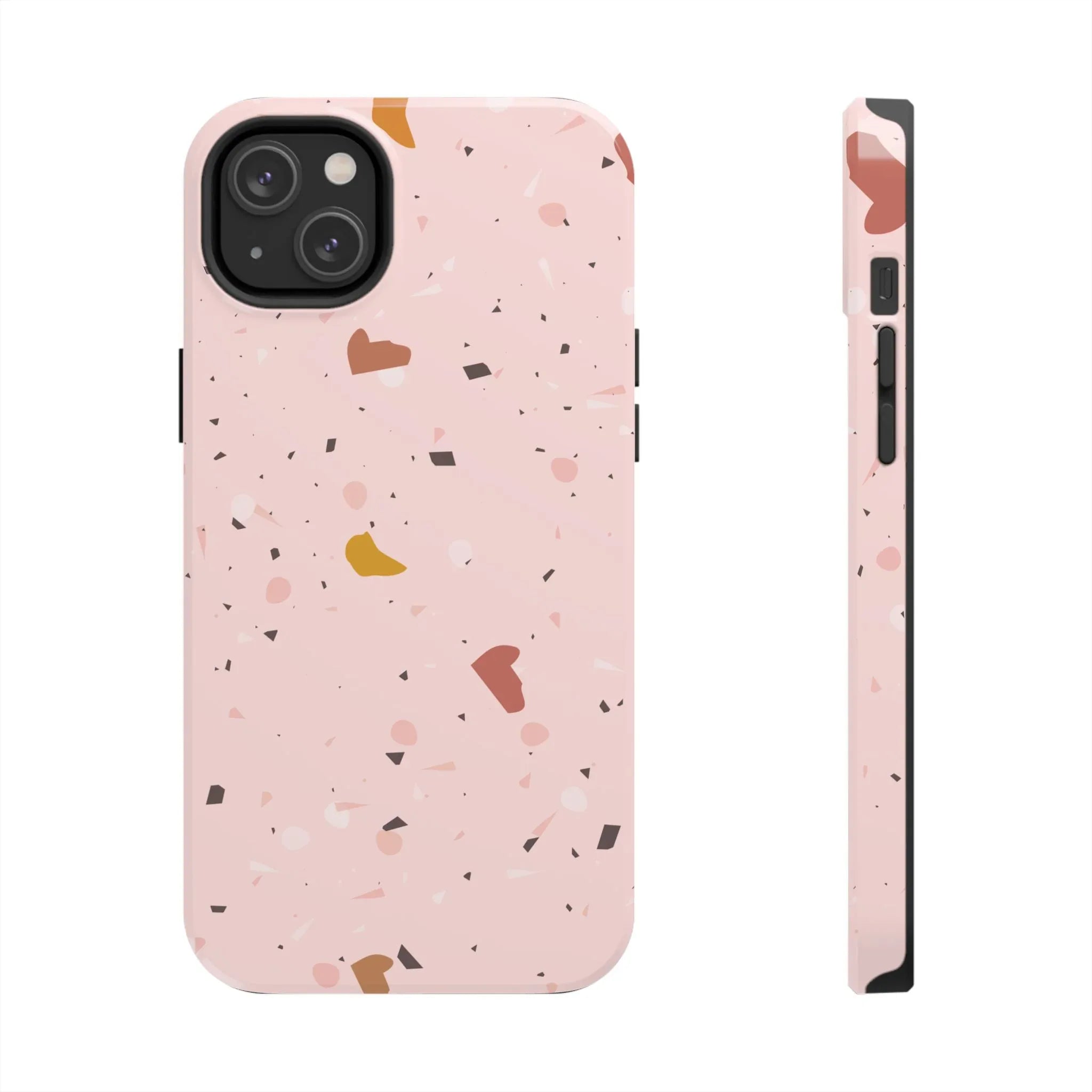 Pink Terrazzo Phone Case (Apple & Android) - Pink Sweetheart