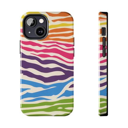 Rainbow Zebra Phone Case