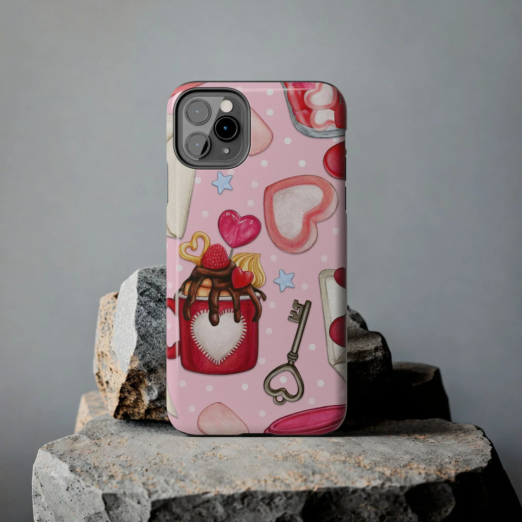 Goodies for My Sweetheart Phone Case (Apple & Android) - Pink Sweetheart