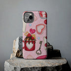 Goodies for My Sweetheart Phone Case (Apple & Android) - Pink Sweetheart