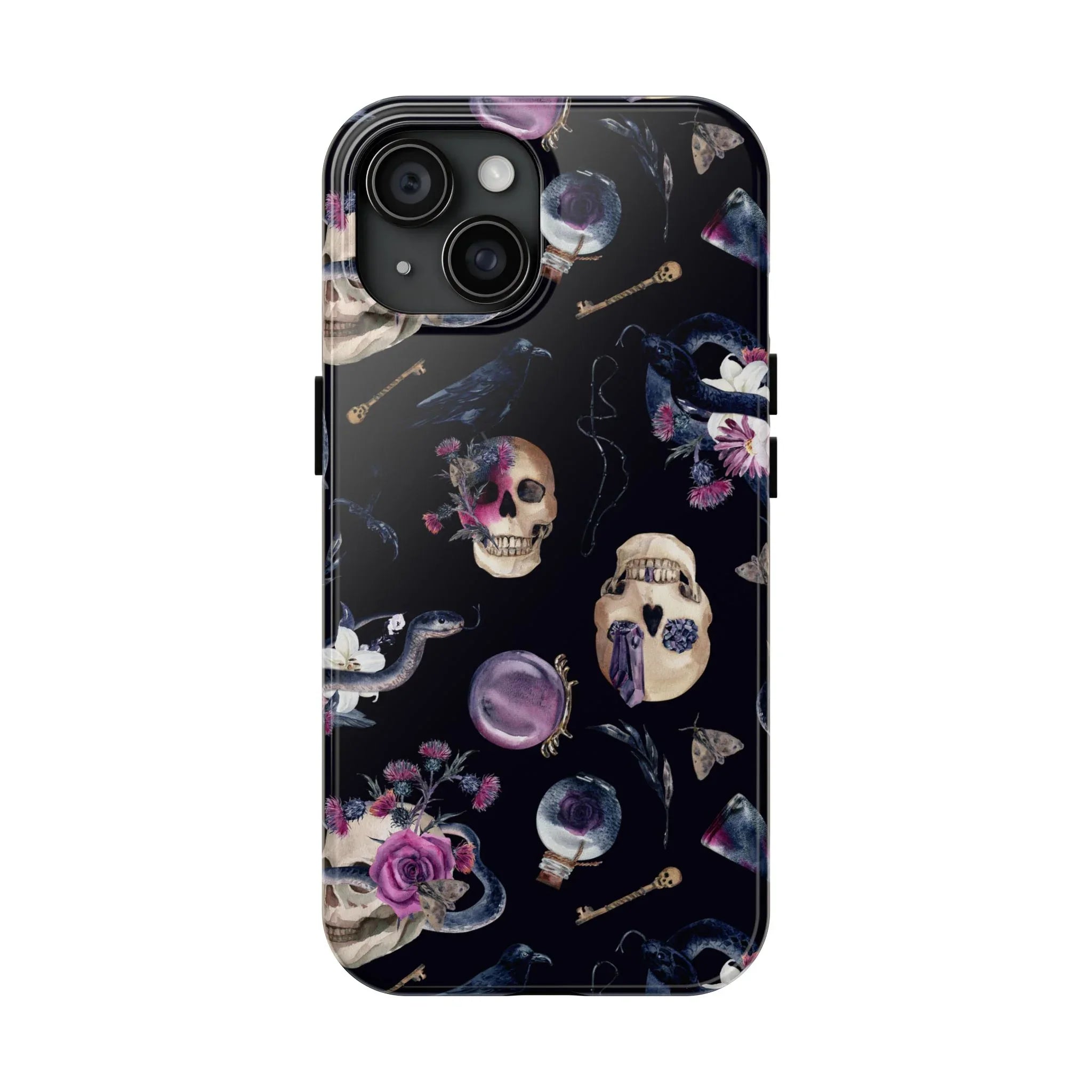 Gothic Witch Spells Phone Case (Apple & Android) - Pink Sweetheart