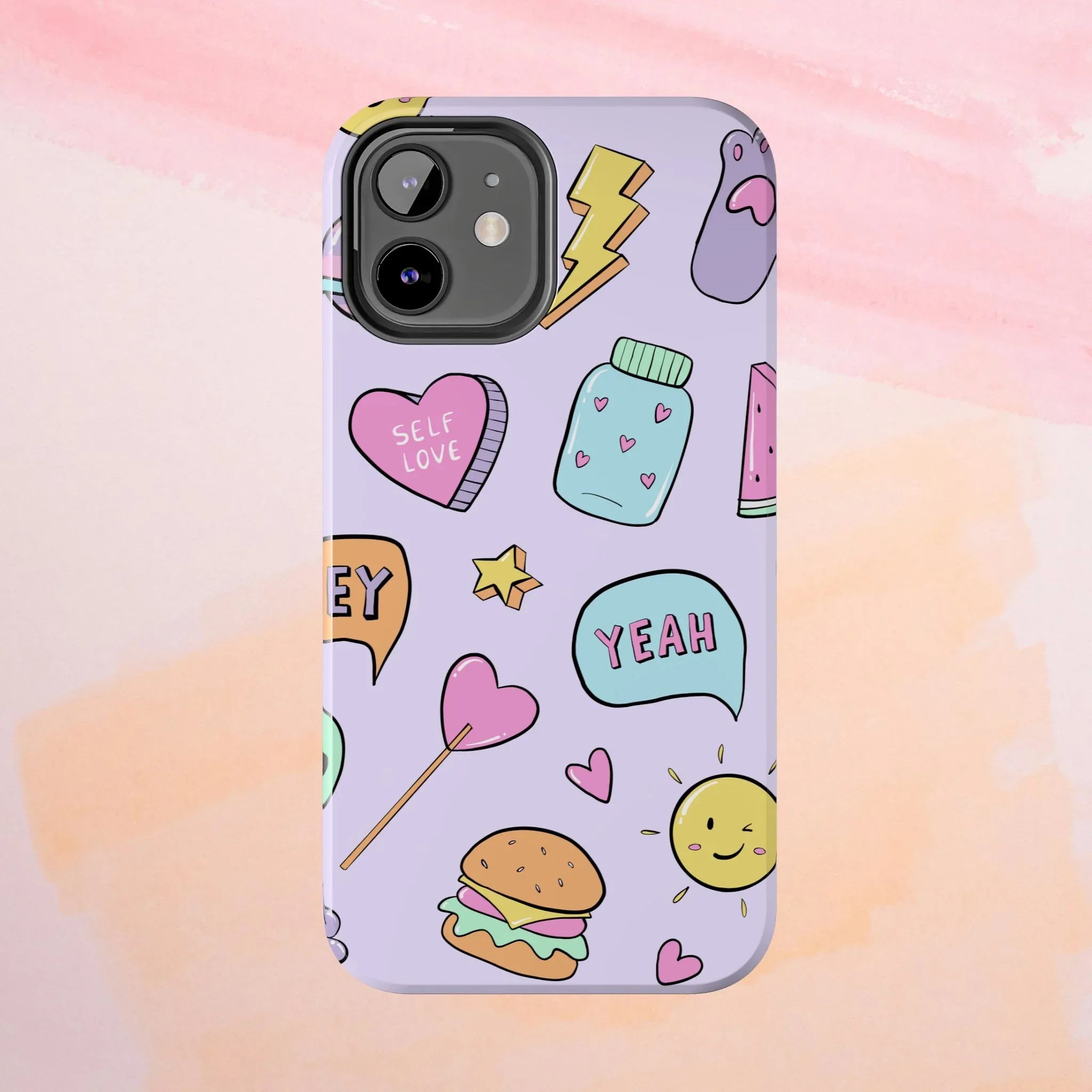 Kawaii Cute Collection Phone Case (Apple & Android) - Pink Sweetheart