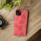 Watermelon Slices Phone Case (Apple & Android) - Pink Sweetheart