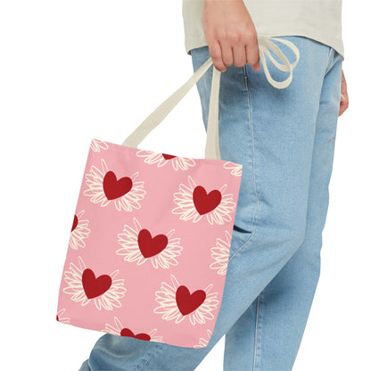 Valentine Hearts Tote Bag