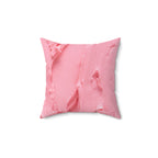 Pretty Pink Frosting Square Pillow