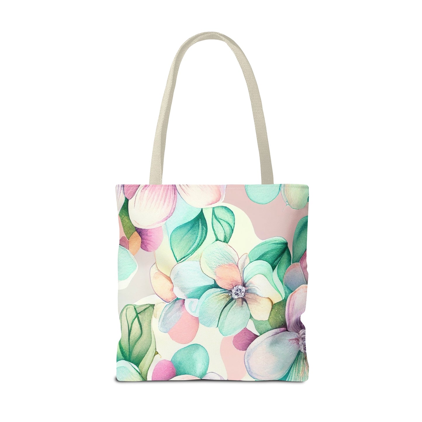 Lush Pastel Florals Tote Bag