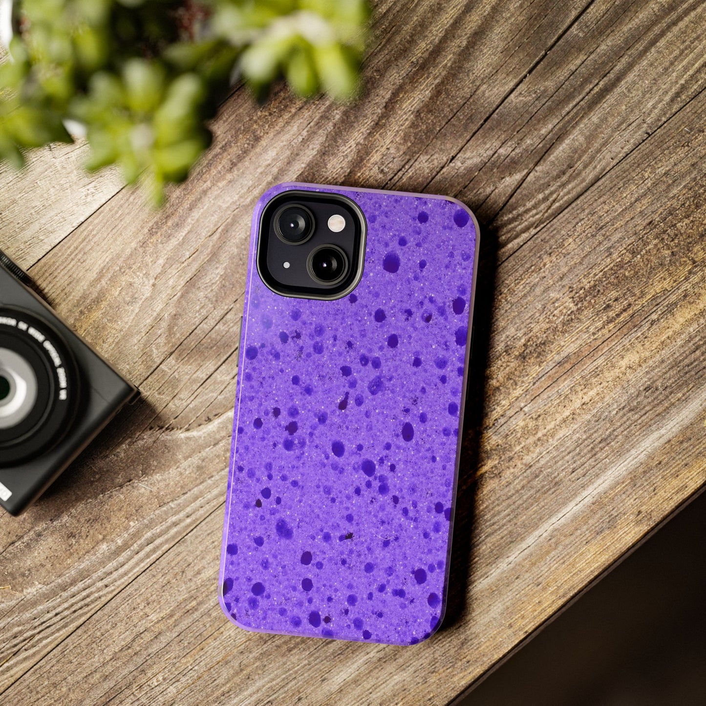 Purple Sponge Phone Case