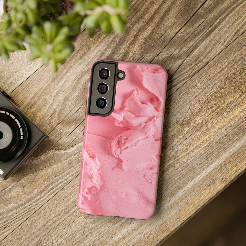 Yummy Pink Frosting Phone Case (Apple & Android) - Pink Sweetheart
