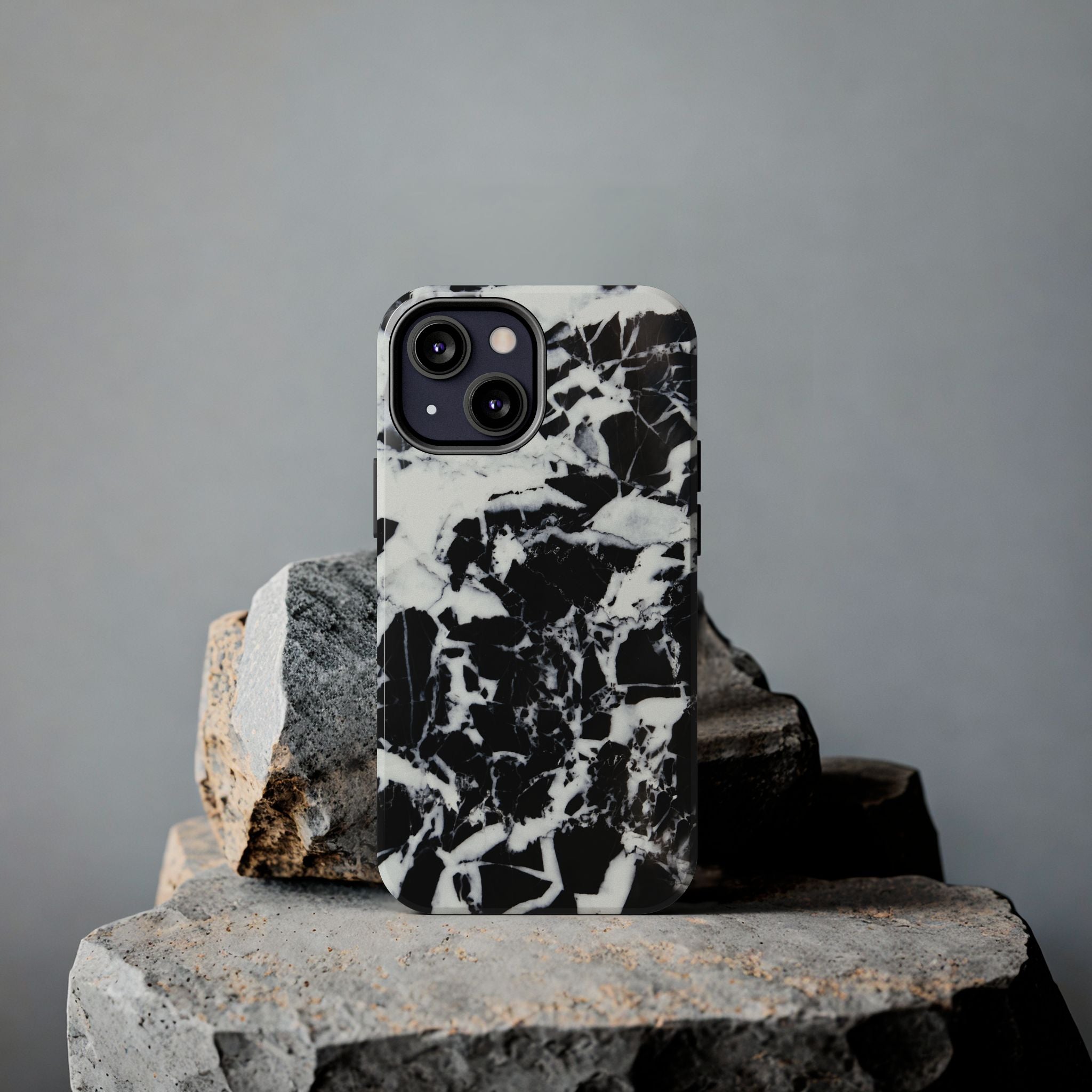 Black & White Shattered Phone Case (Apple & Android)
