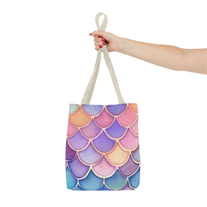 Watercolor Mermaid Tote Bag