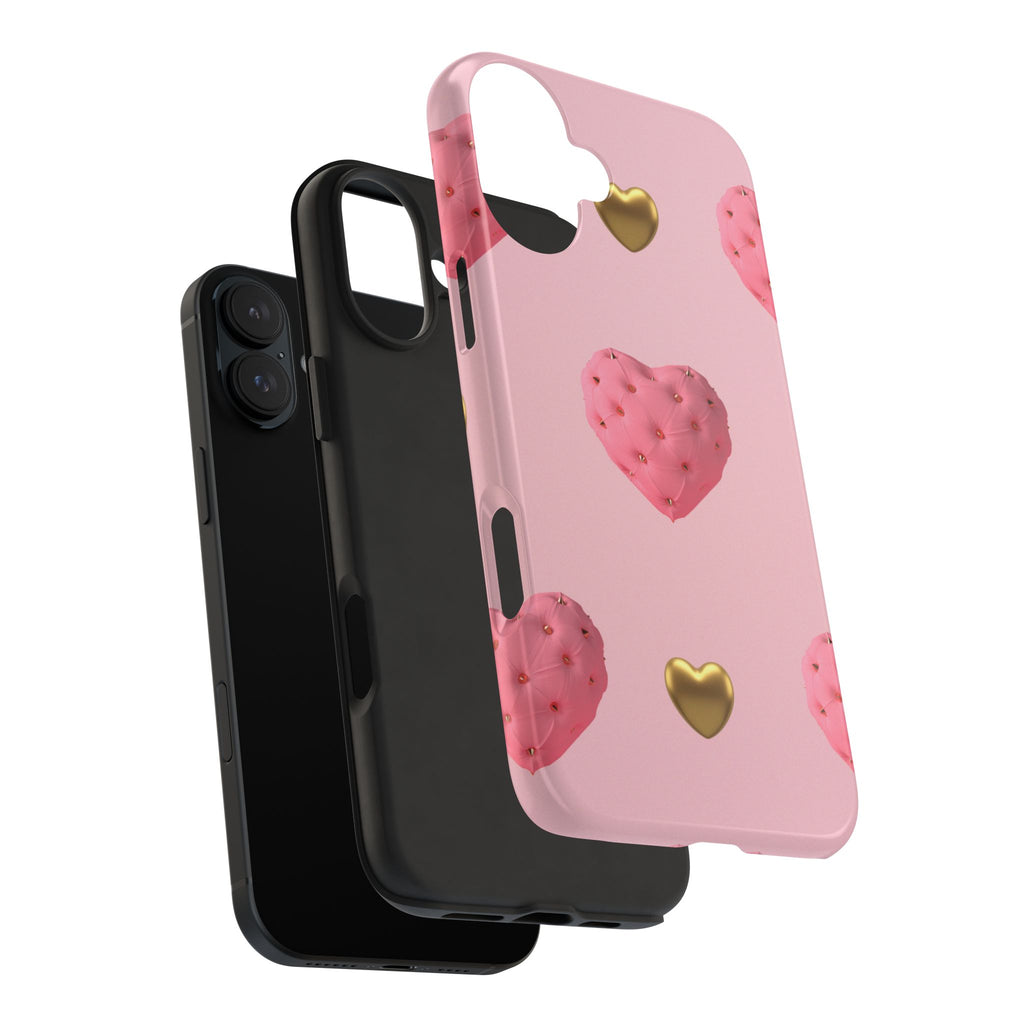 Heart of Gold Pink Phone Case (Apple & Android)