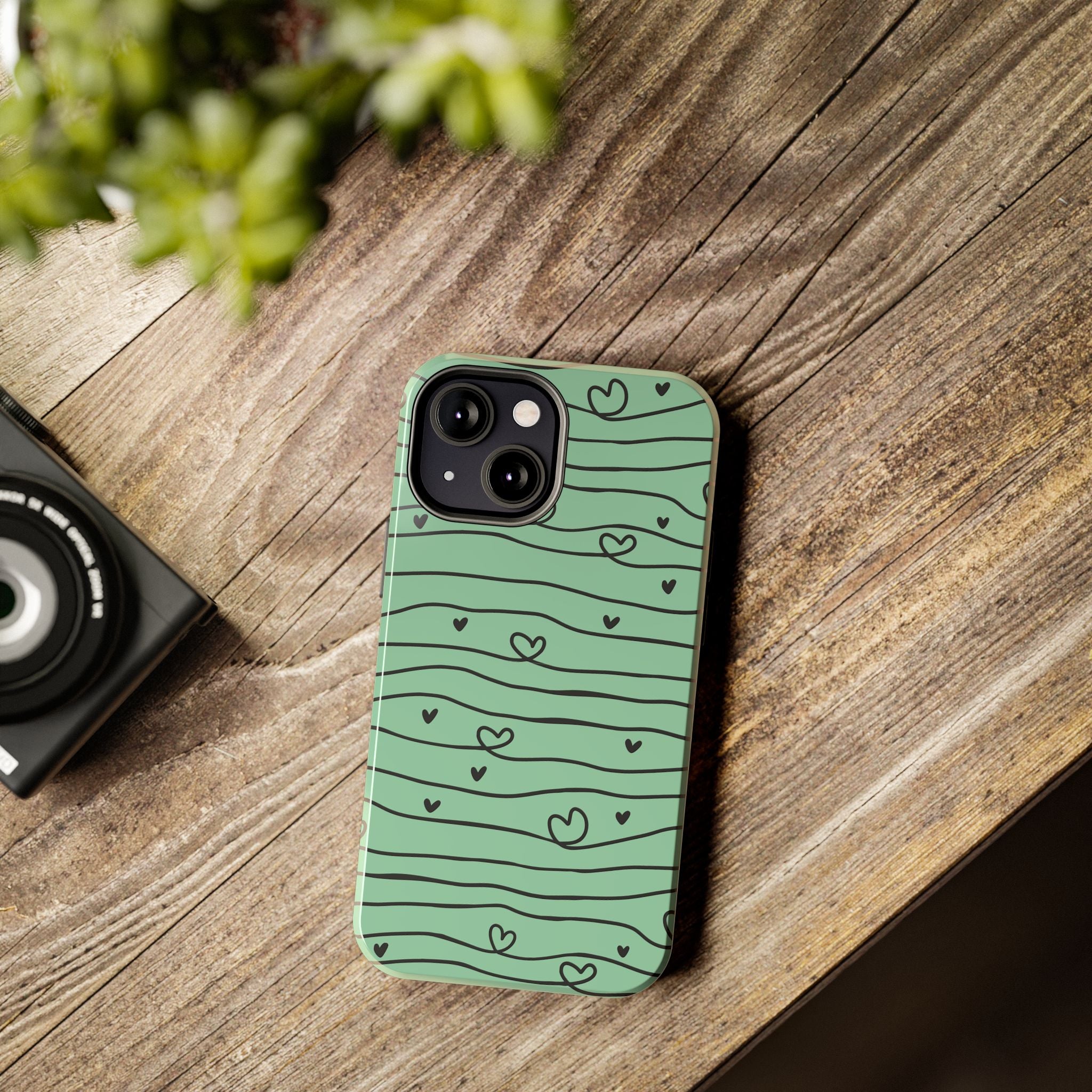 Scribble Love Hearts Phone Case (Apple & Android)