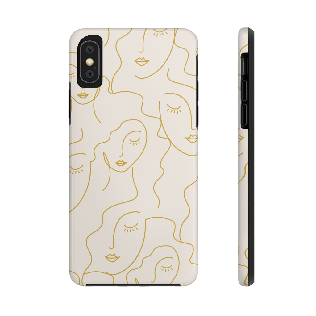 Minimalist Woman Phone Case (Apple & Android)