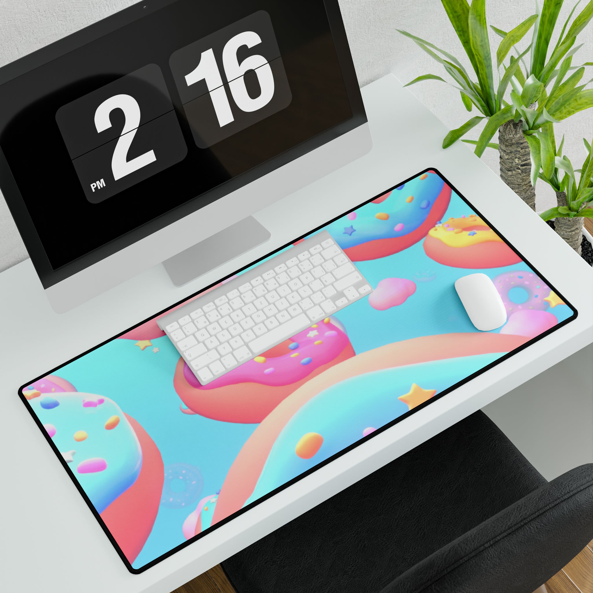 Yummy Donut Dreams Desk Mat