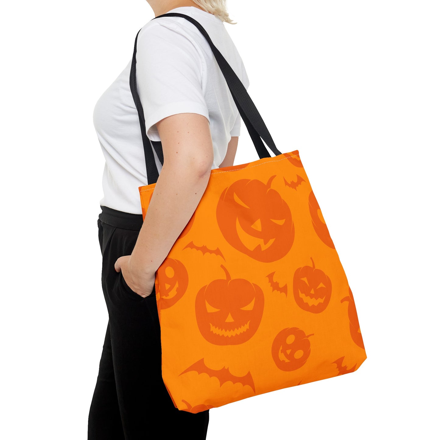 Orange Halloween Tote Bag