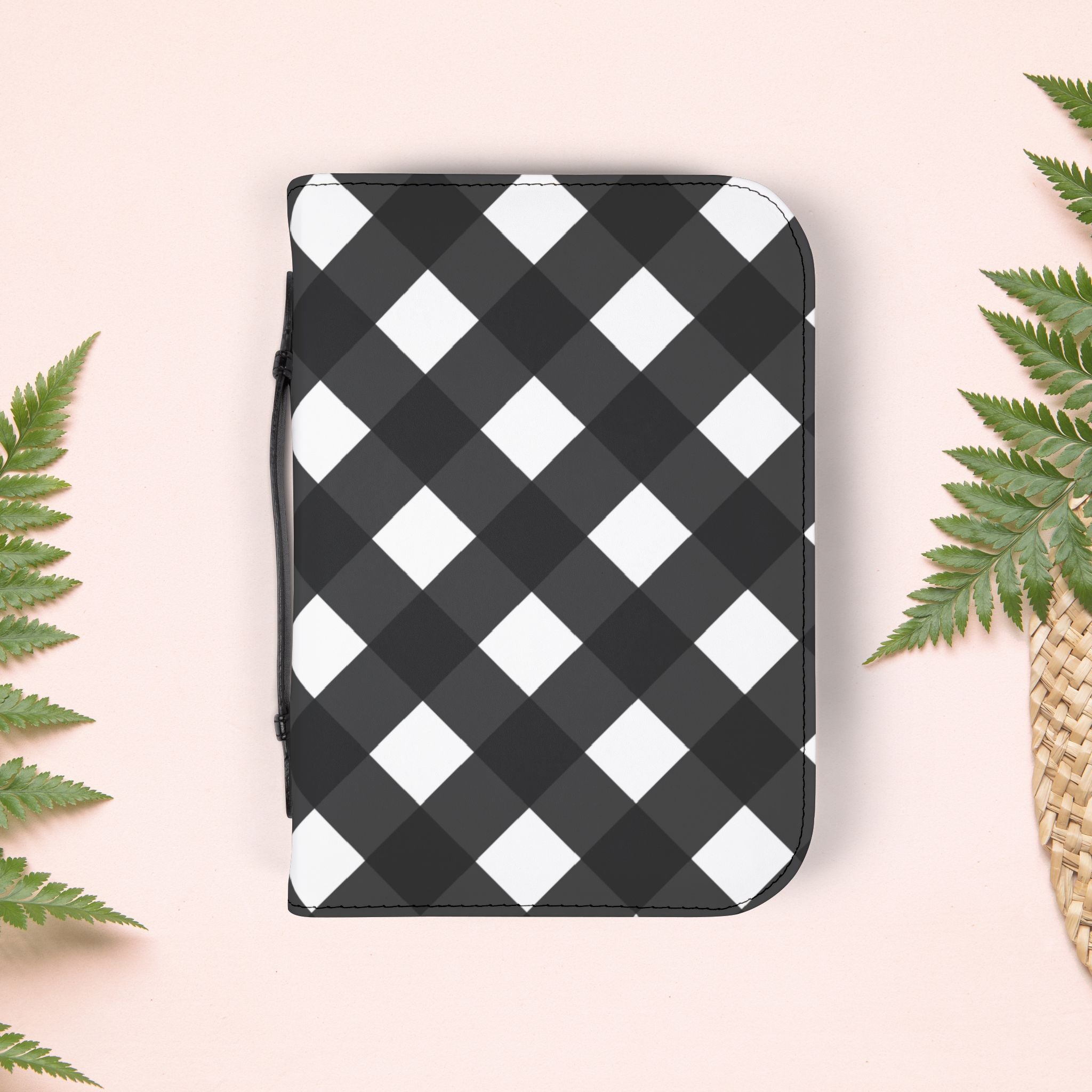 Black Gingham Book Cover