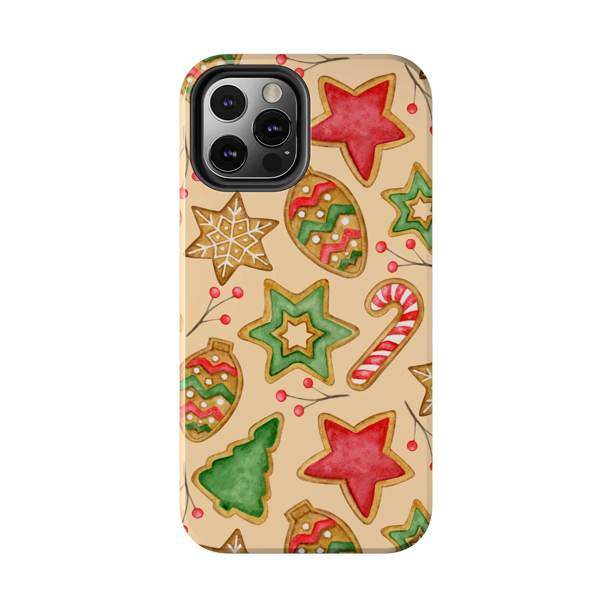 Xmas Holiday Cheer Phone Case (Apple & Android) - Pink Sweetheart