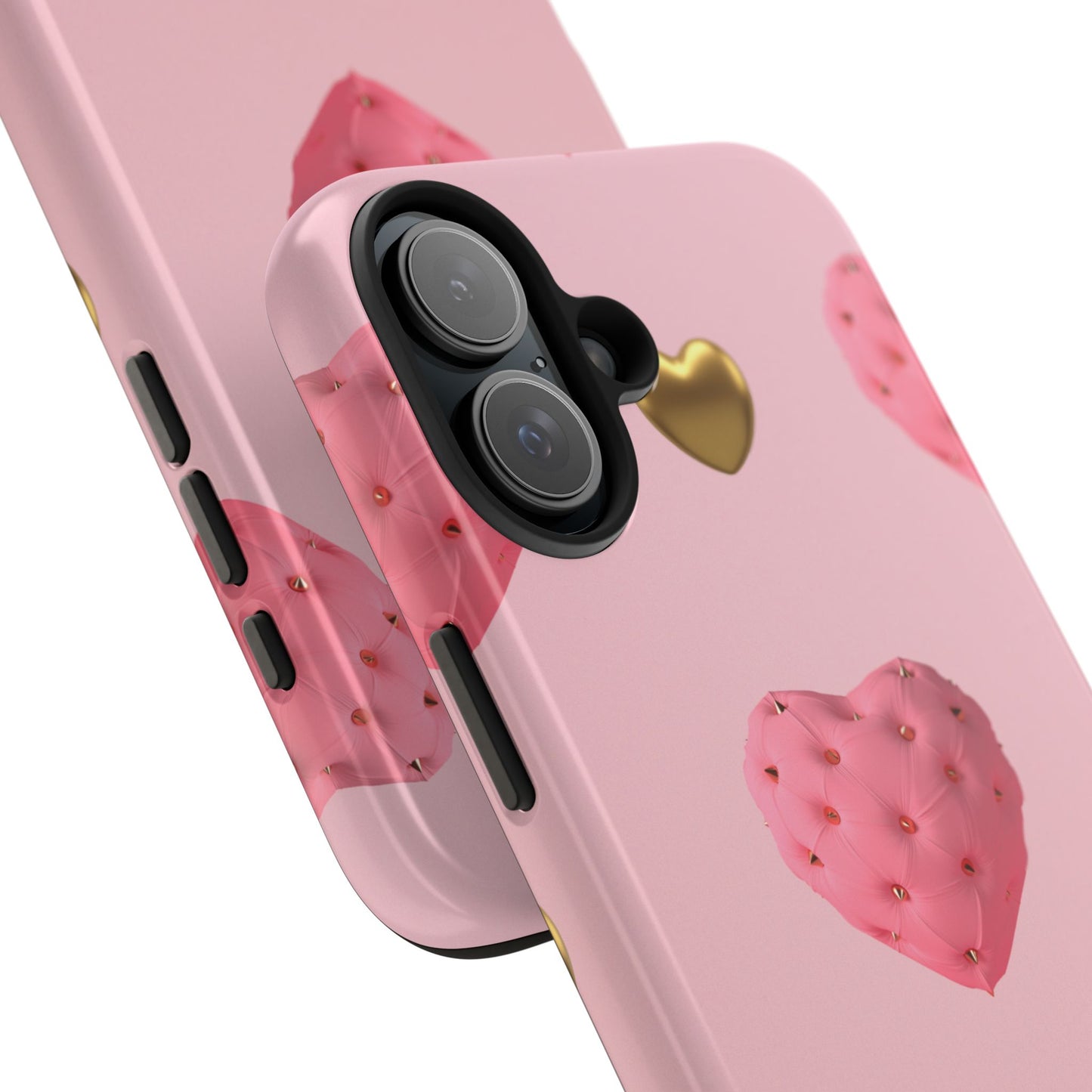 Heart of Gold Pink Phone Case