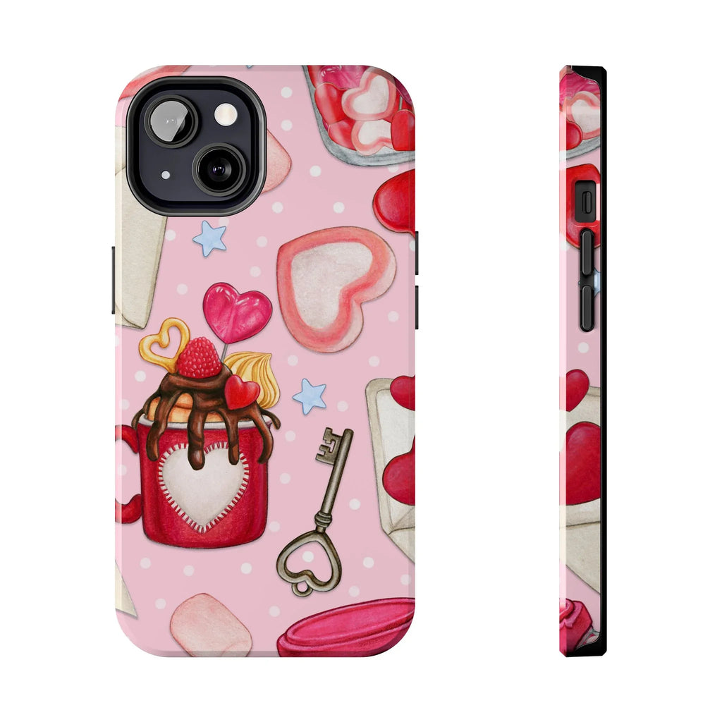 Goodies for My Sweetheart Phone Case (Apple & Android) - Pink Sweetheart