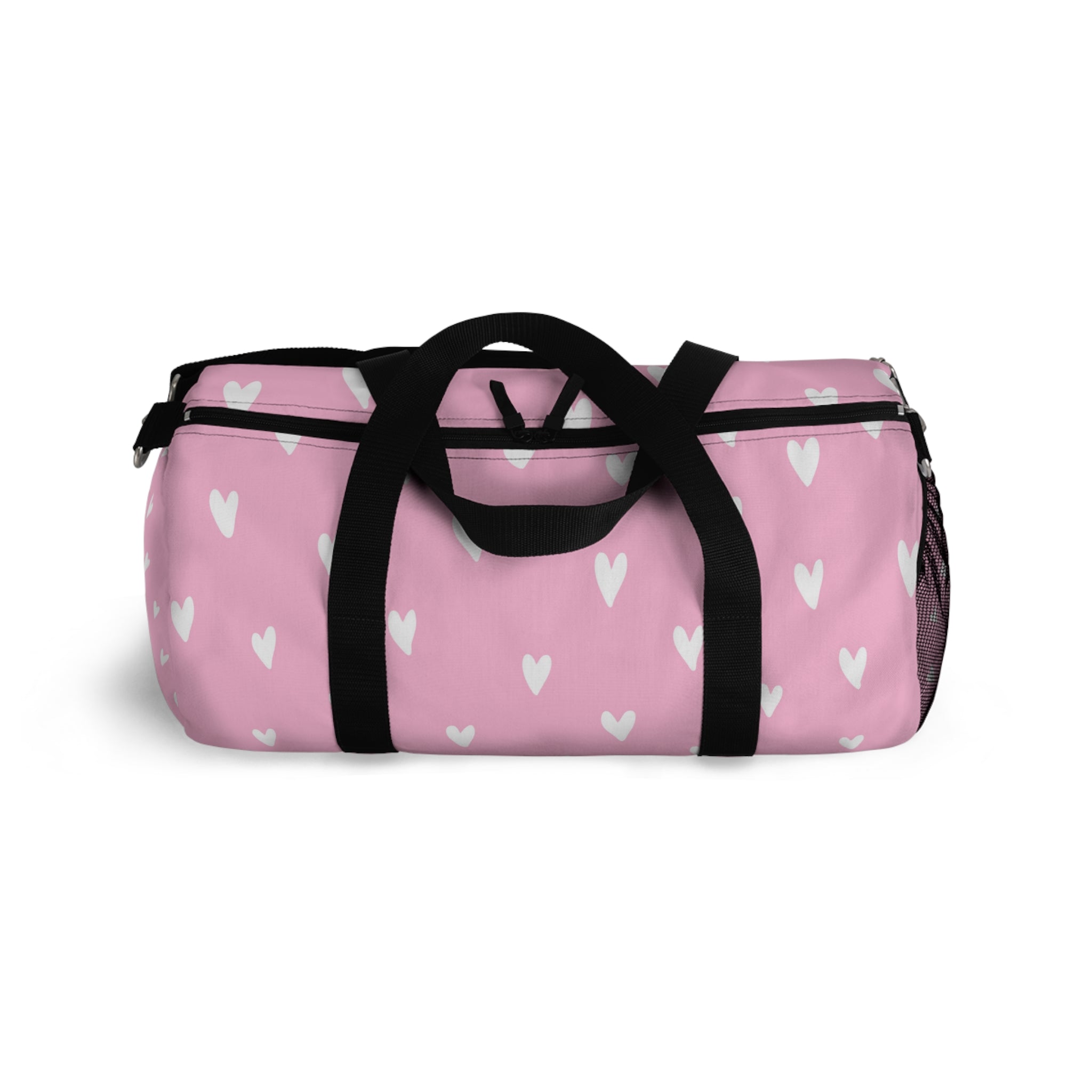 Full of Hearts Pink Duffel Bag