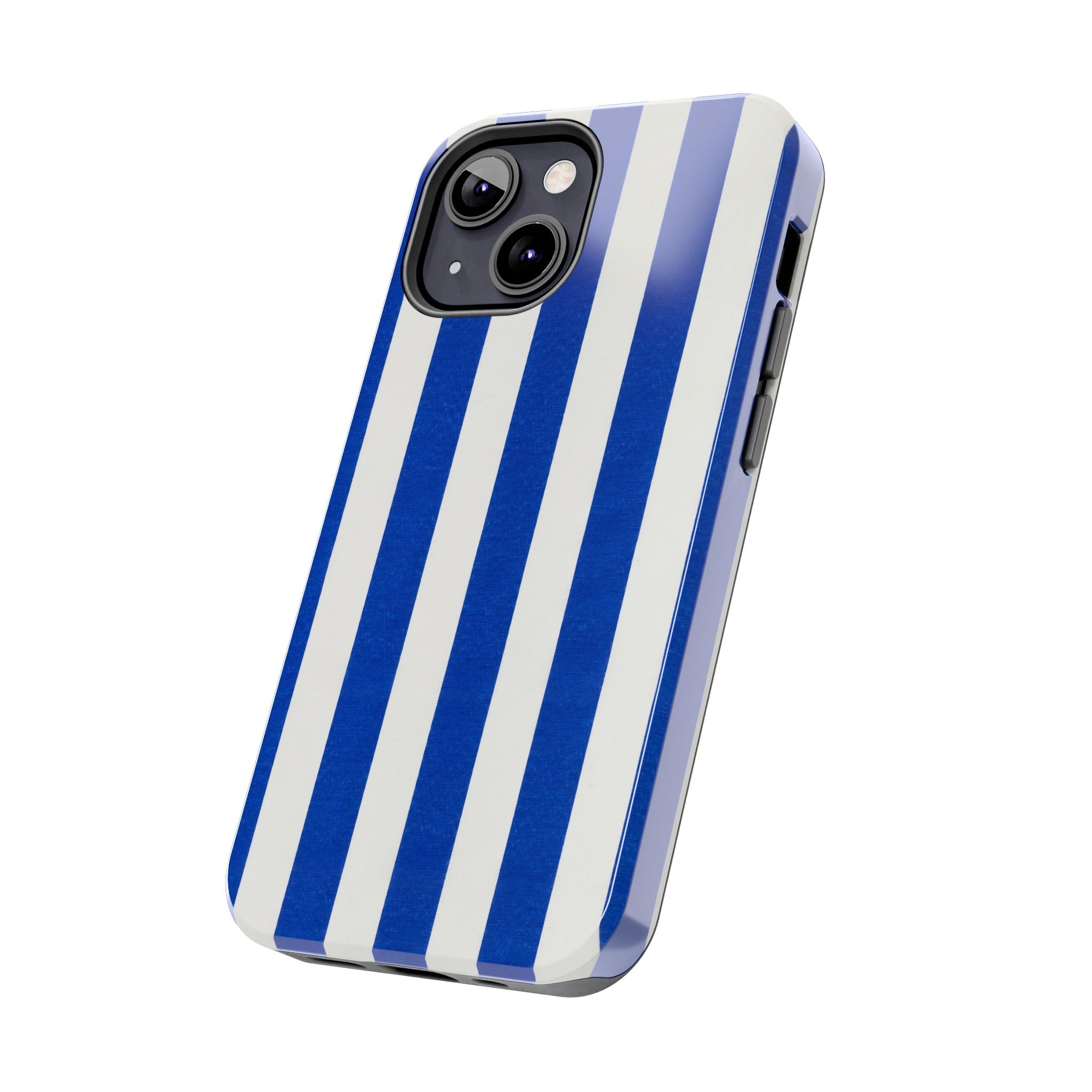 Blue & White Stripes Phone Case (Apple & Android)