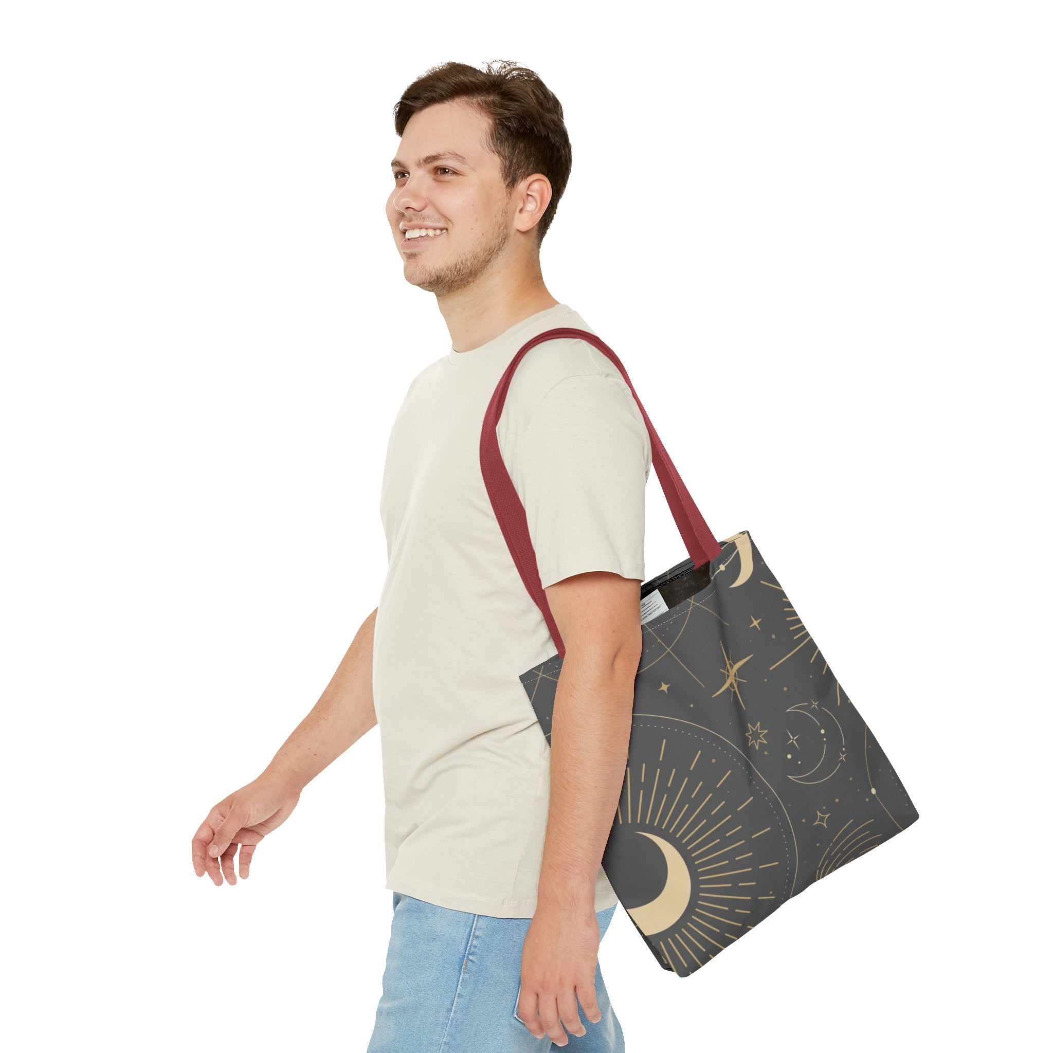 Sun & Moon Abstract Tote Bag