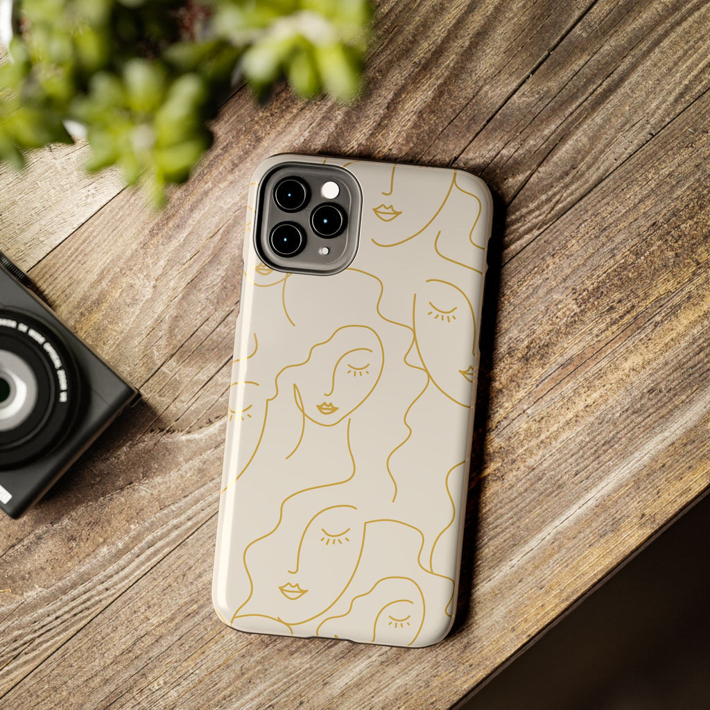 Minimalist Woman Phone Case (Apple & Android)