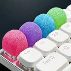 Glitter Gumdrop Decorative Accent Keycaps Set