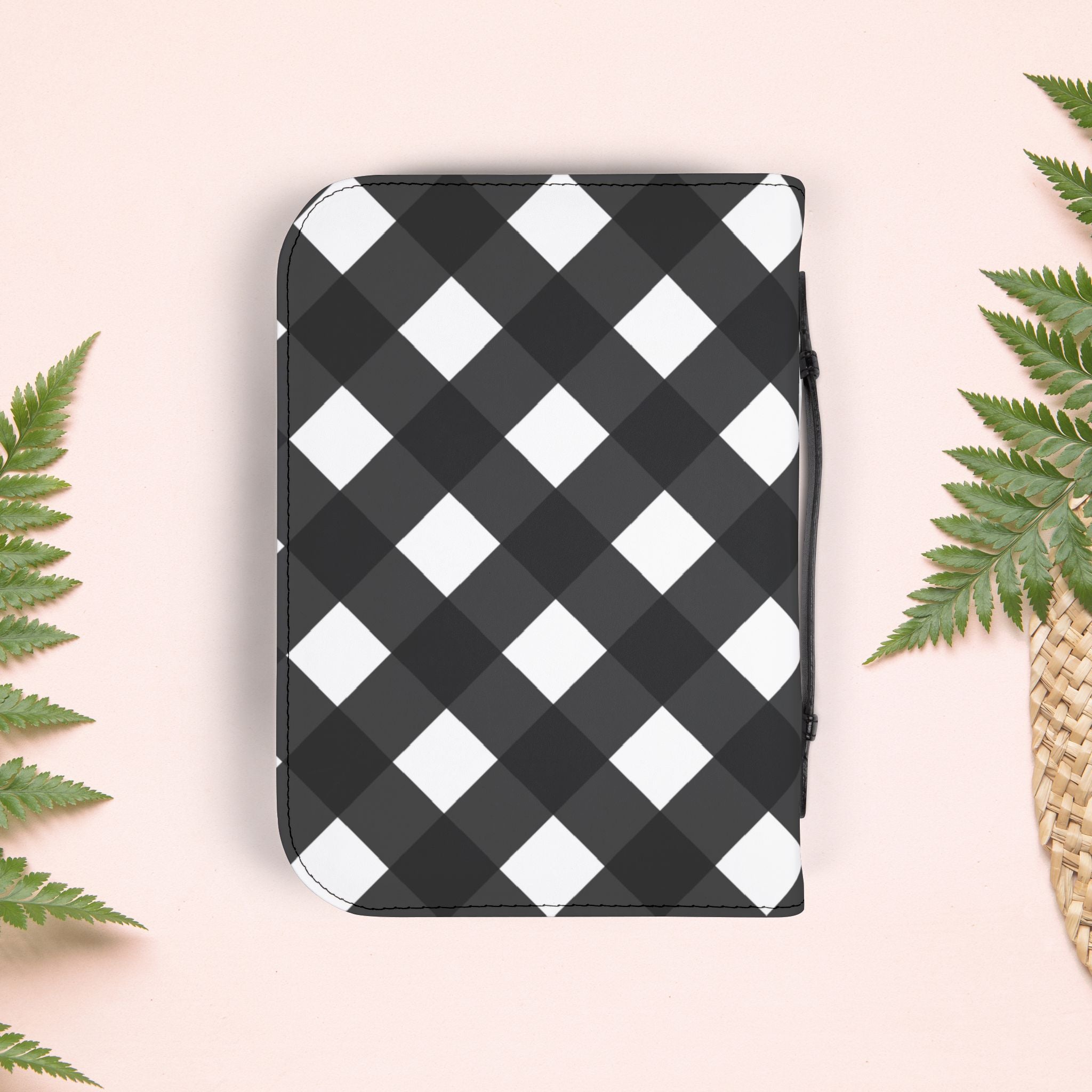 Black Gingham Book Cover