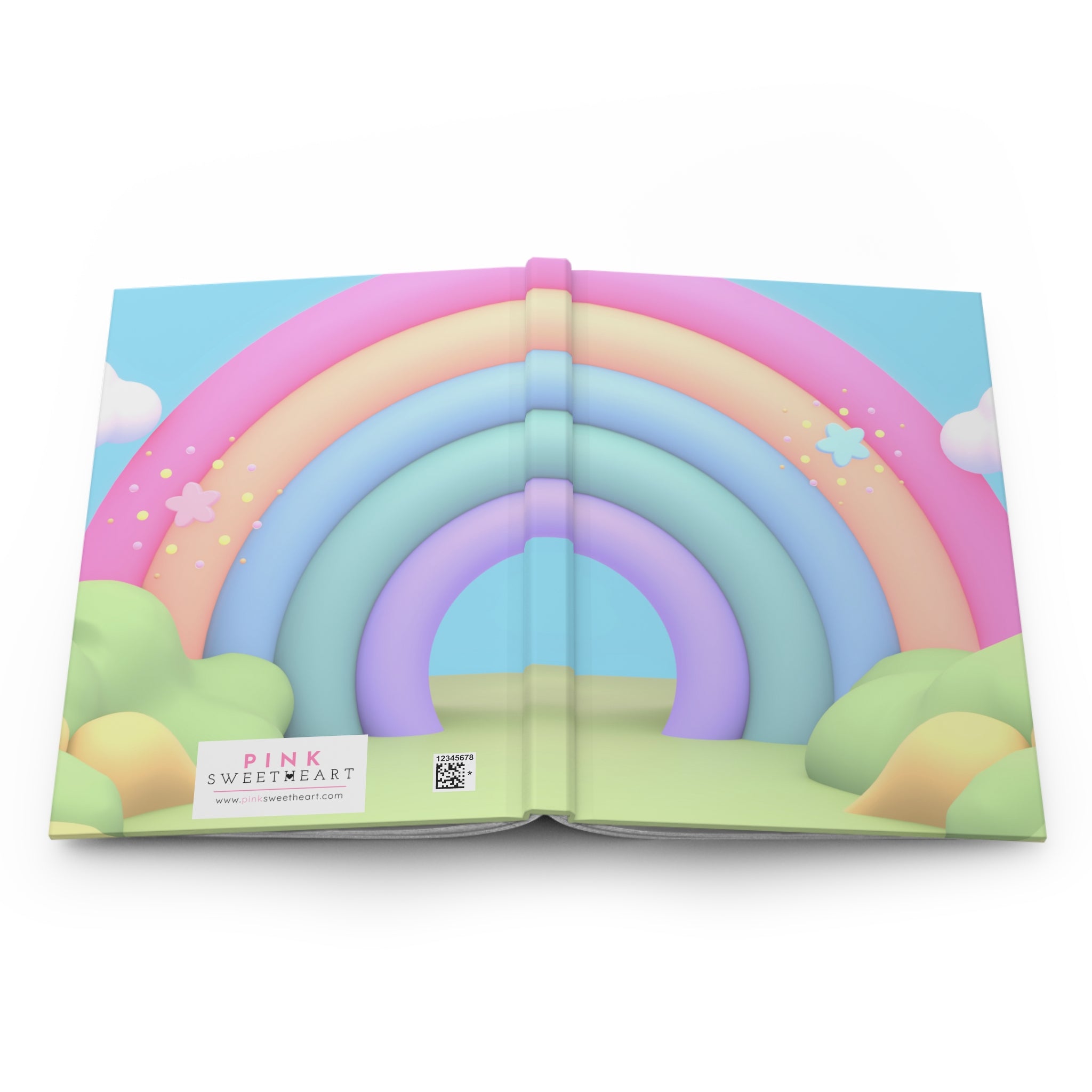 Rainbow Cuteness Hardcover Matte Journal