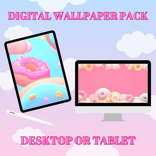 Adorable Donuts Wallpaper Pack