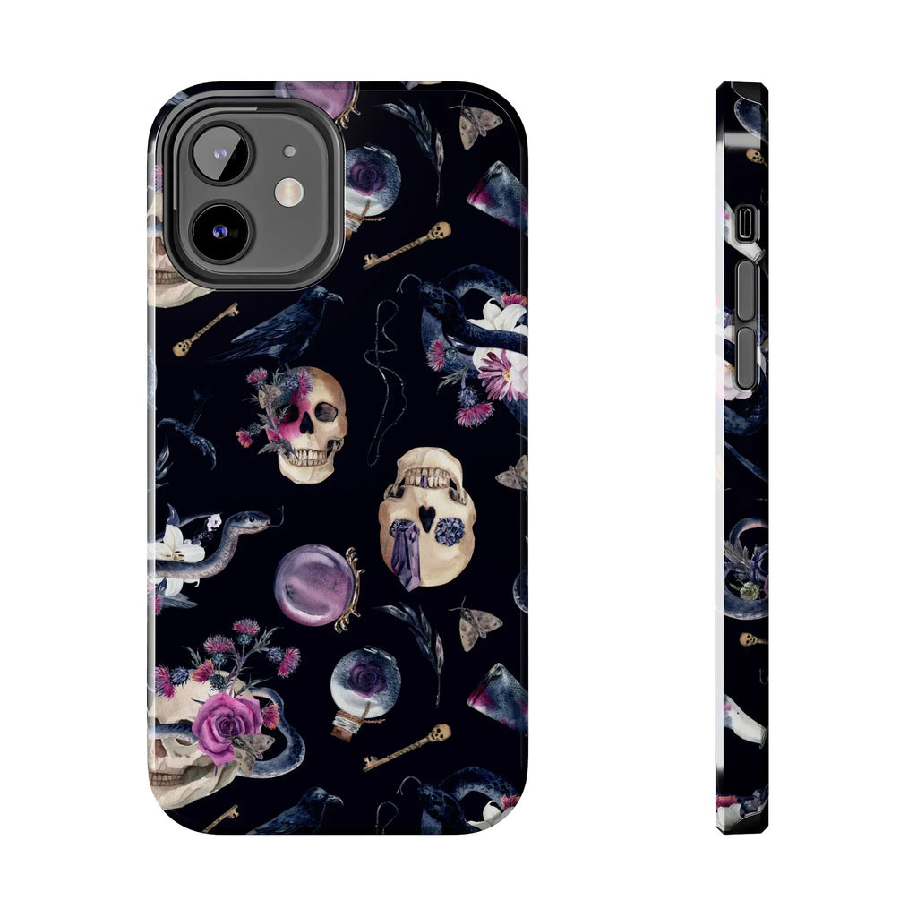 Gothic Witch Spells Phone Case (Apple & Android) - Pink Sweetheart