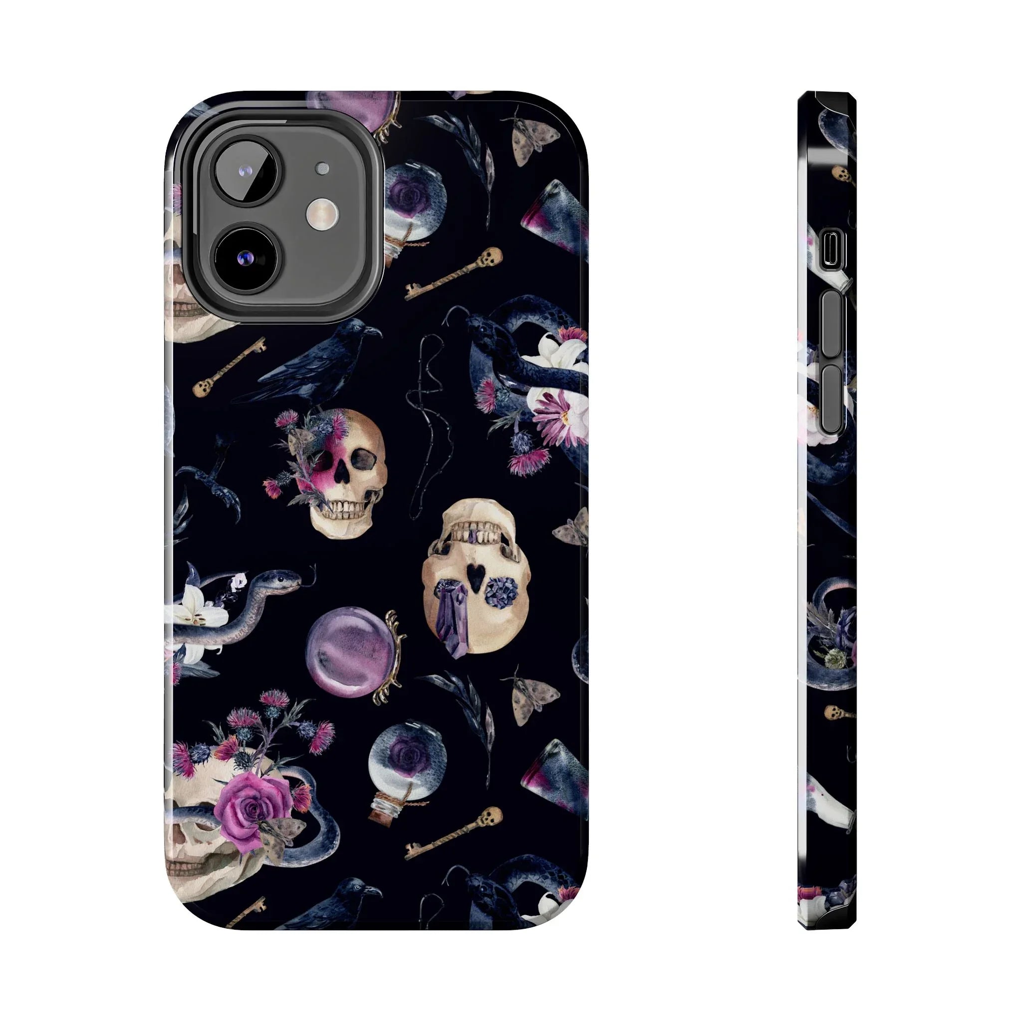 Gothic Witch Spells Phone Case (Apple & Android) - Pink Sweetheart
