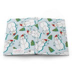 Jolly Winter Snowman Hardcover Matte Journal