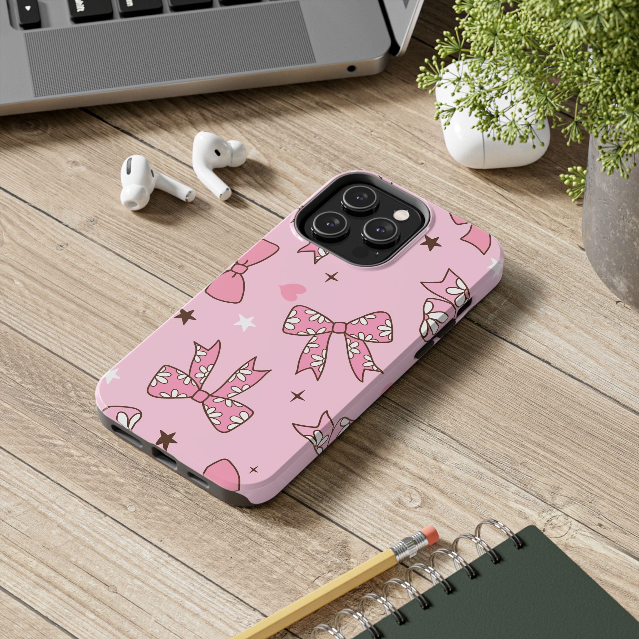 Pretty Pink Bows Phone Case (Apple & Android)