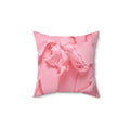 Pretty Pink Frosting Square Pillow - Pink Sweetheart