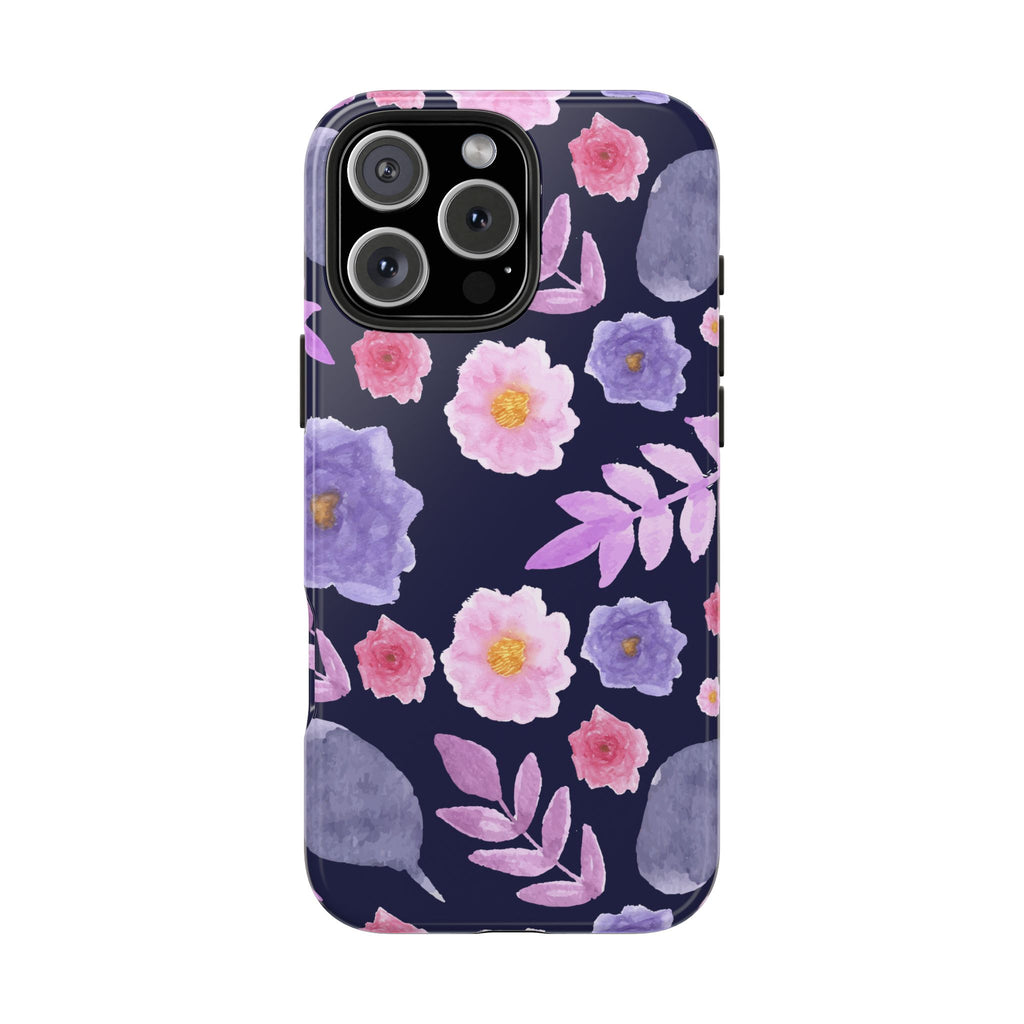 Purple Florals Phone Case (Apple & Android)