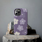 Pastel Purple Flowers Phone Case (Apple & Android) - Pink Sweetheart