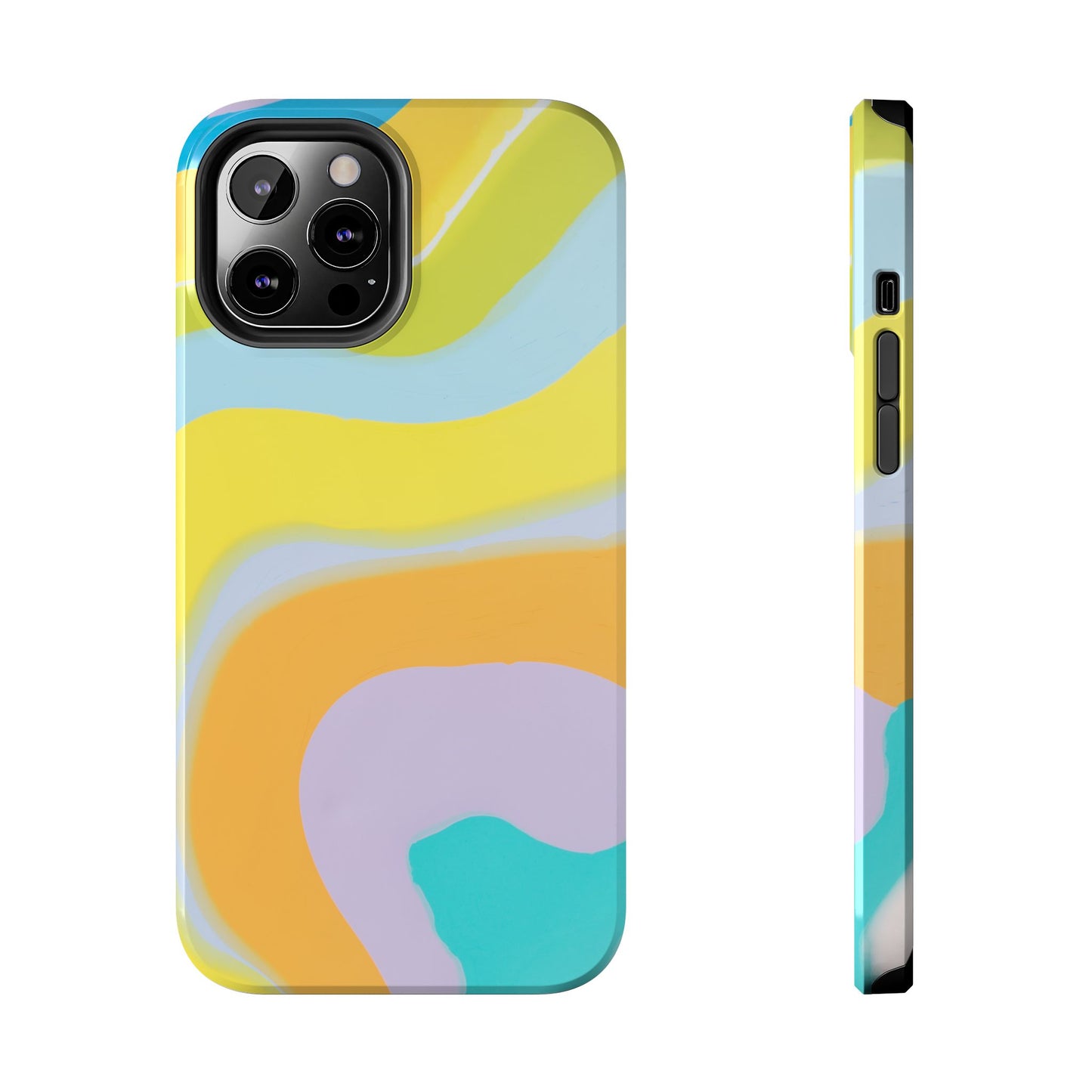 Colorful Pastel Marble Pattern Phone Case