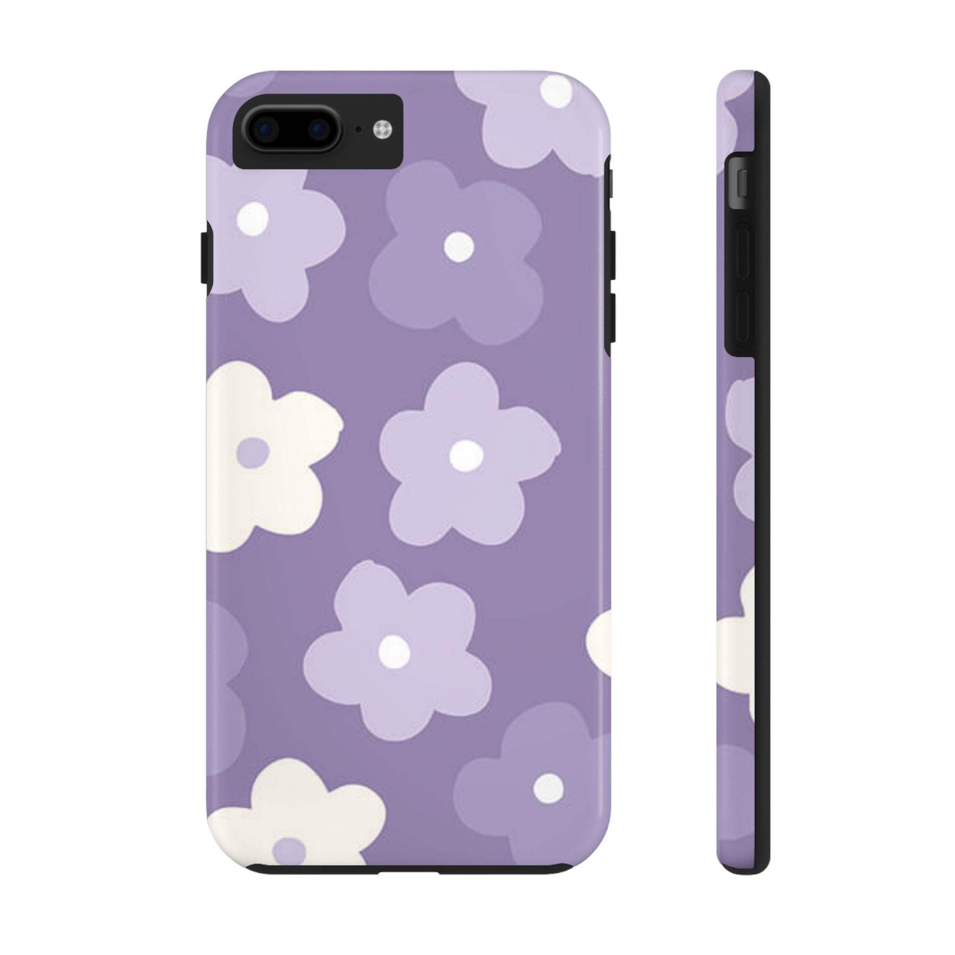 Pastel Purple Flowers Phone Case (Apple & Android)