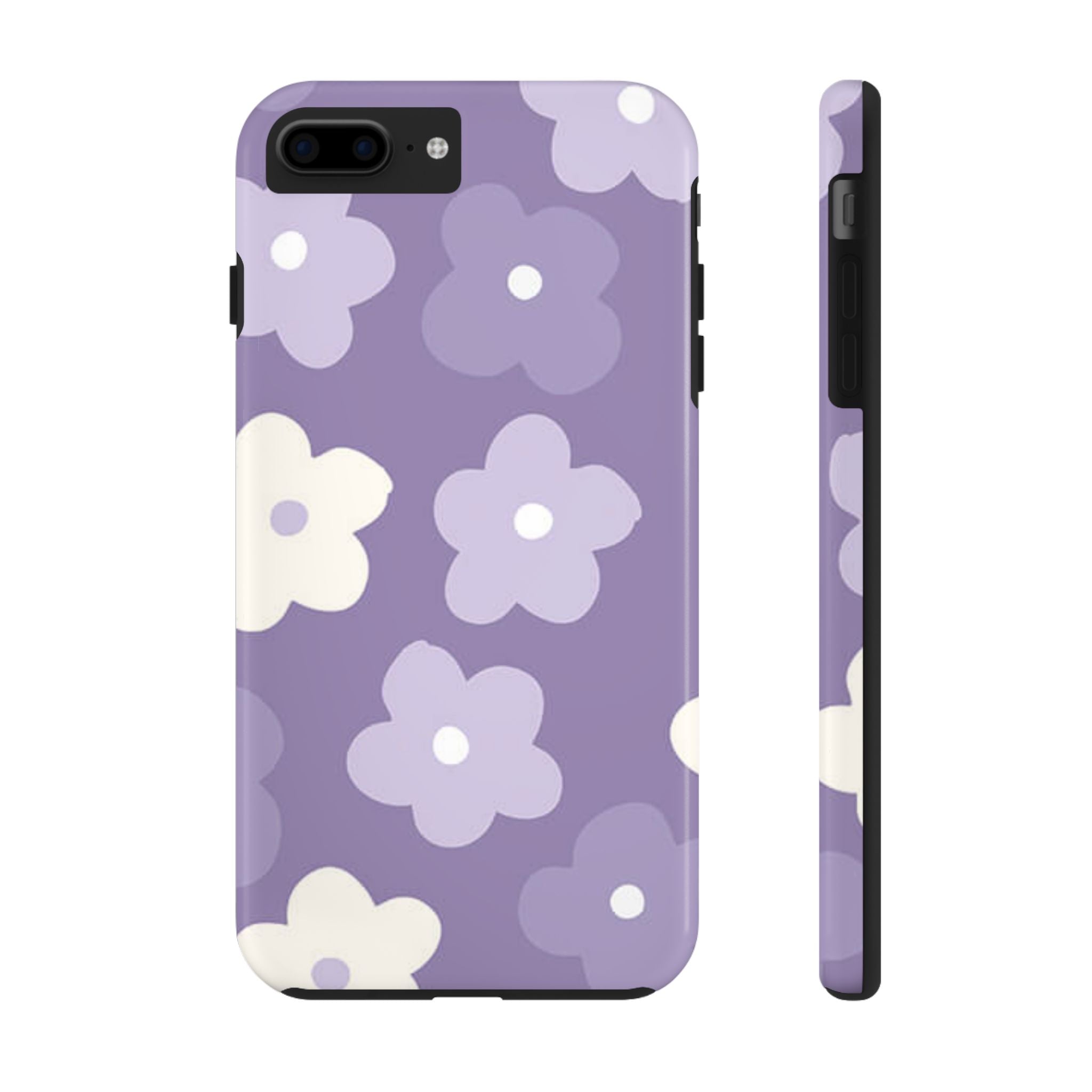Pastel Purple Flowers Phone Case (Apple & Android)