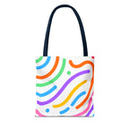 Colorful Doodle Swirl Tote Bag