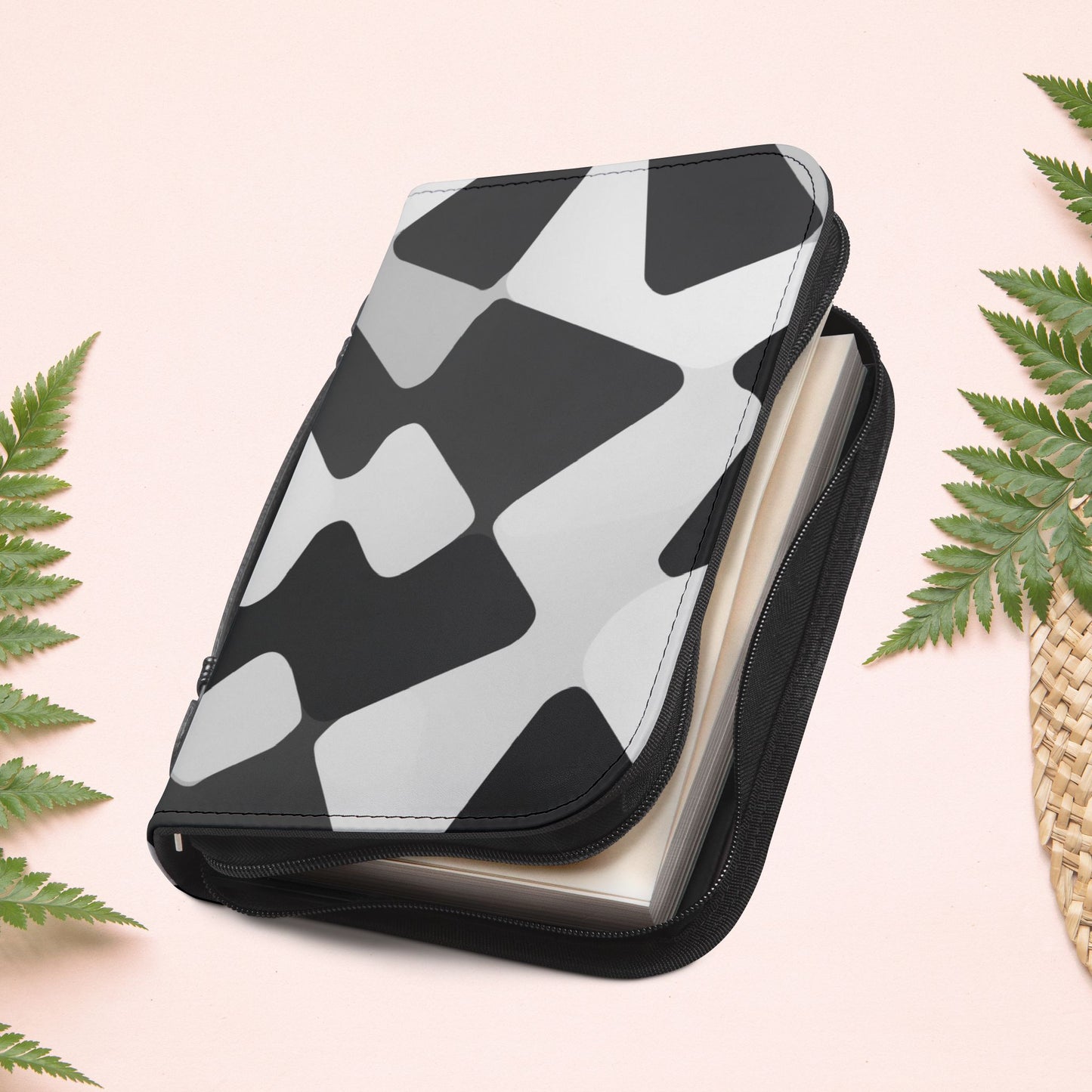 Grayscale Pattern Book Cover