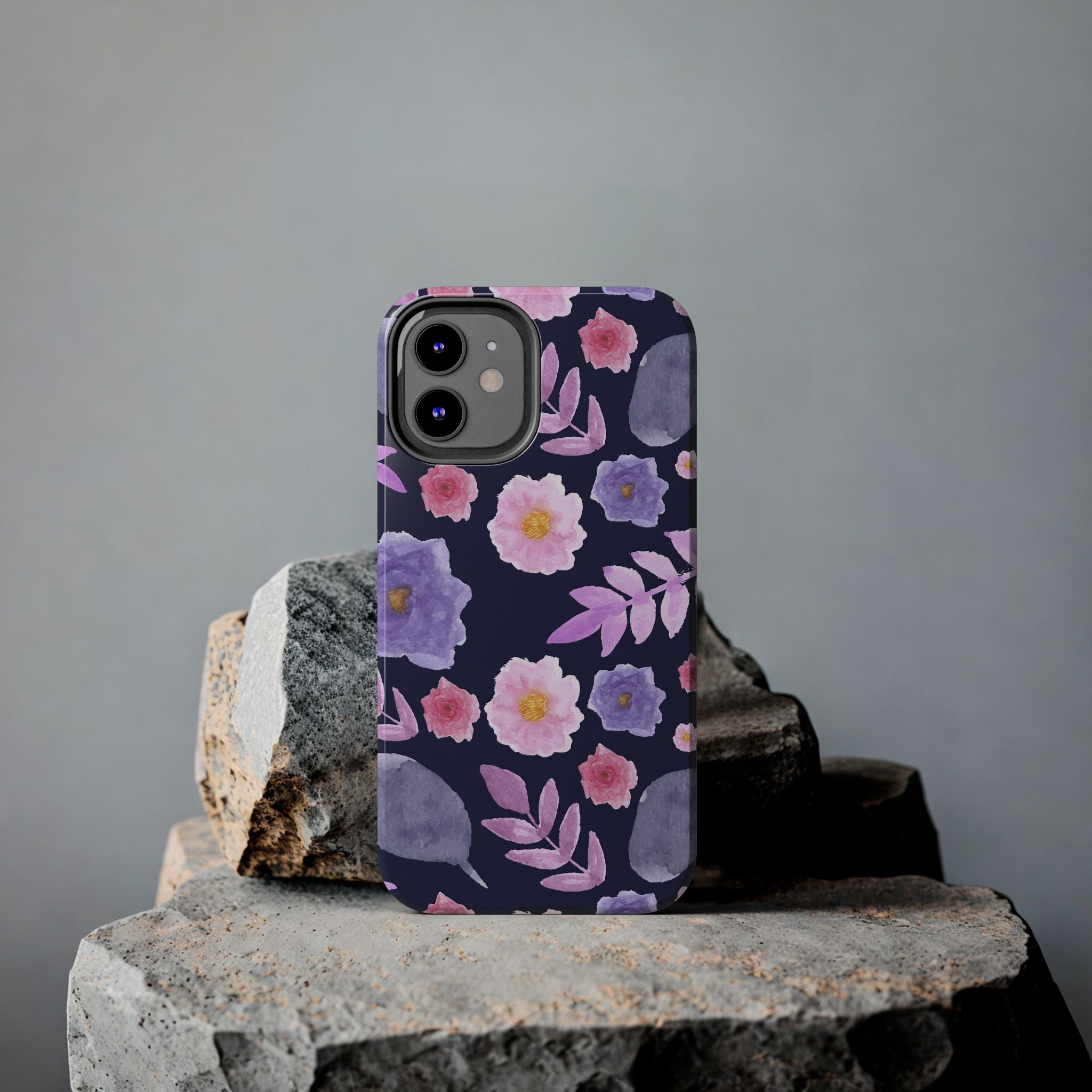 Purple Florals Phone Case (Apple & Android)