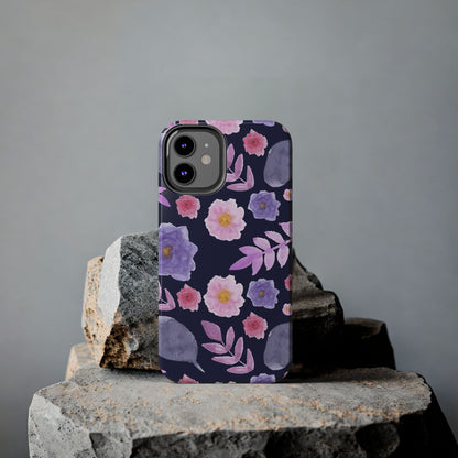 Purple Florals Phone Case