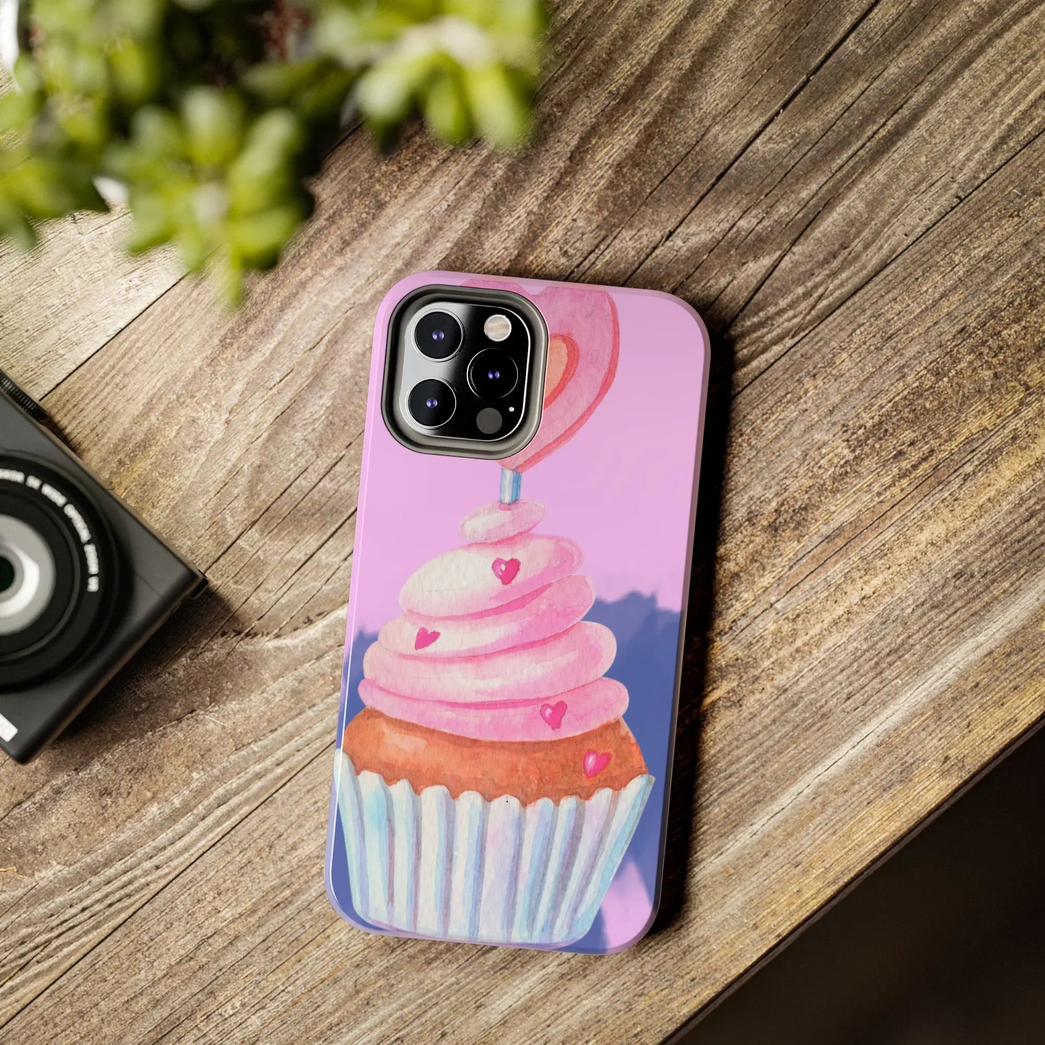 Cutie Cupcake Phone Case (Apple & Android) - Pink Sweetheart