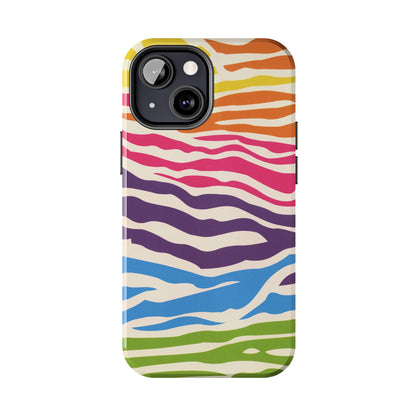 Rainbow Zebra Phone Case