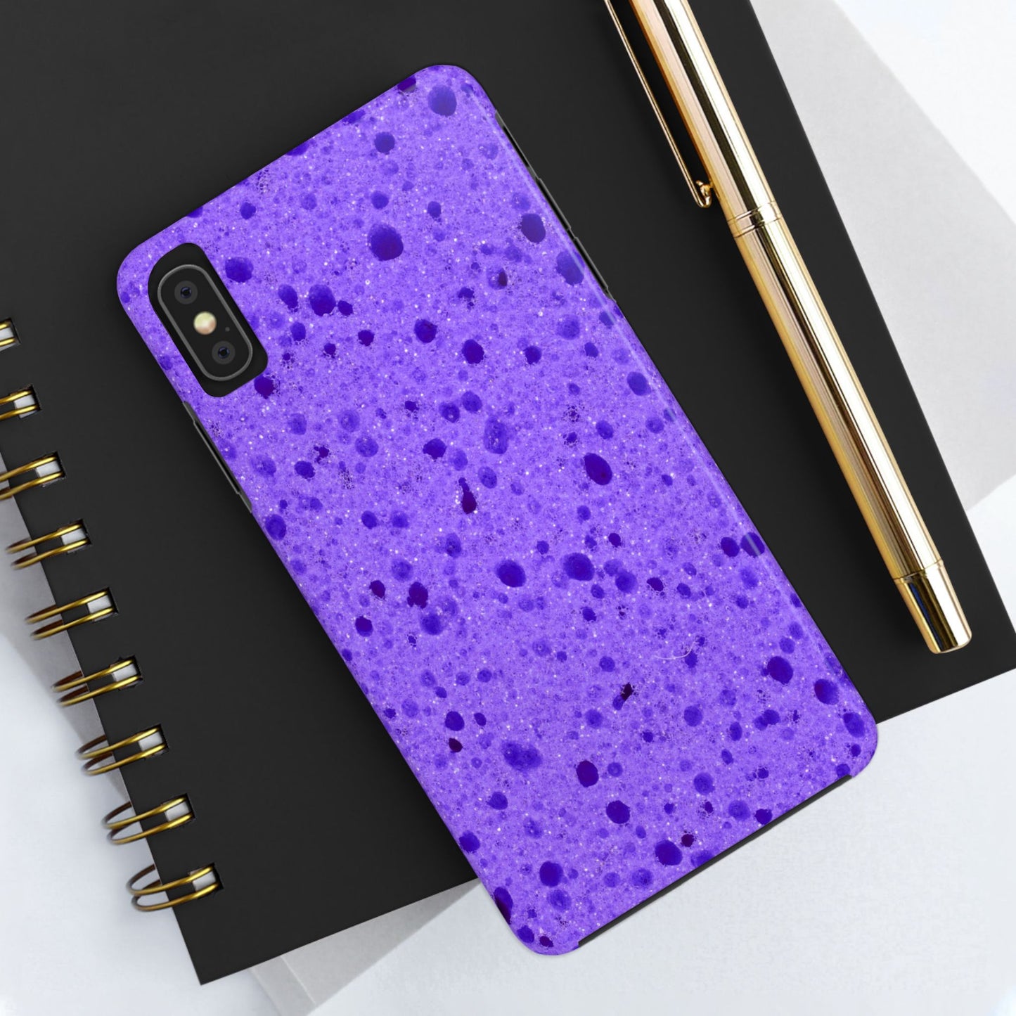 Purple Sponge Phone Case